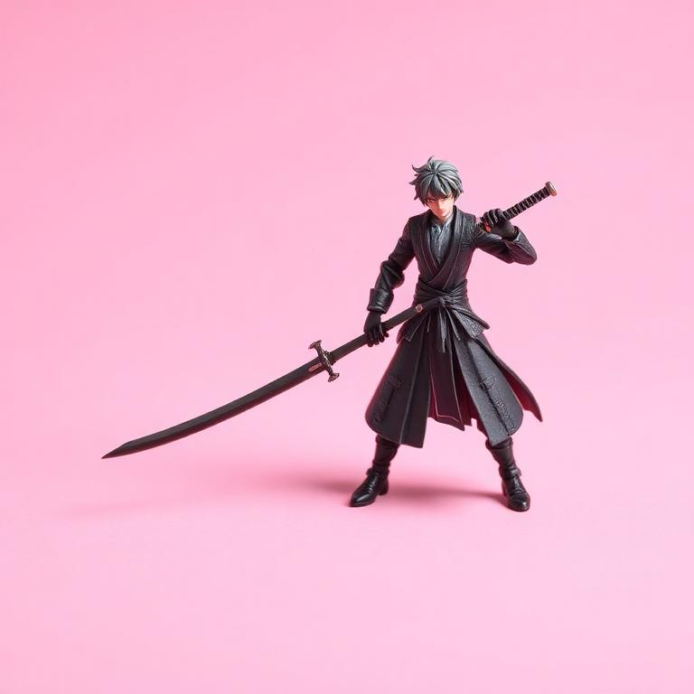 Kuro the Swordsman figure from Blade Chronicles